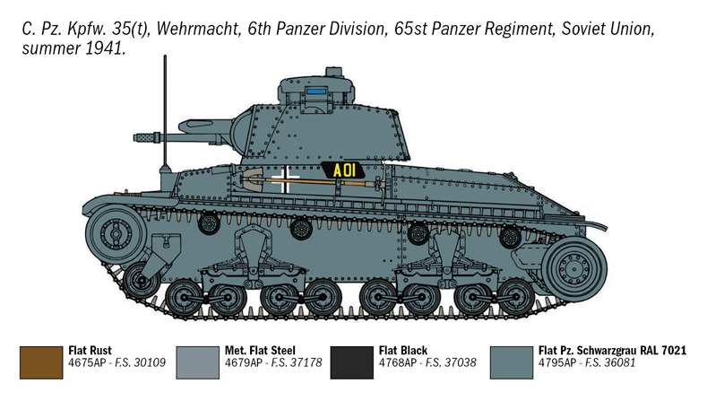 ak-interactive-1-72-pz-kpfw-35-t-modello-carro-armato image 6