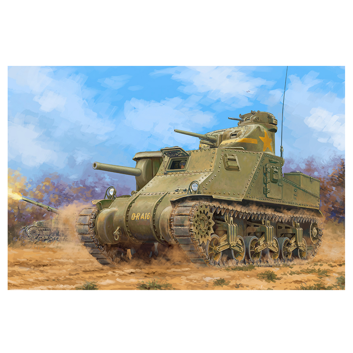 ak-interactive-m3-lee-medium-tank-1-35-kit-di-modellismo-da-costruire image 1