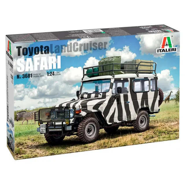 ak-interactive-1-24-toyota-land-cruiser-safari-kit-auto-fuoristrada-scala-1-24 image 1