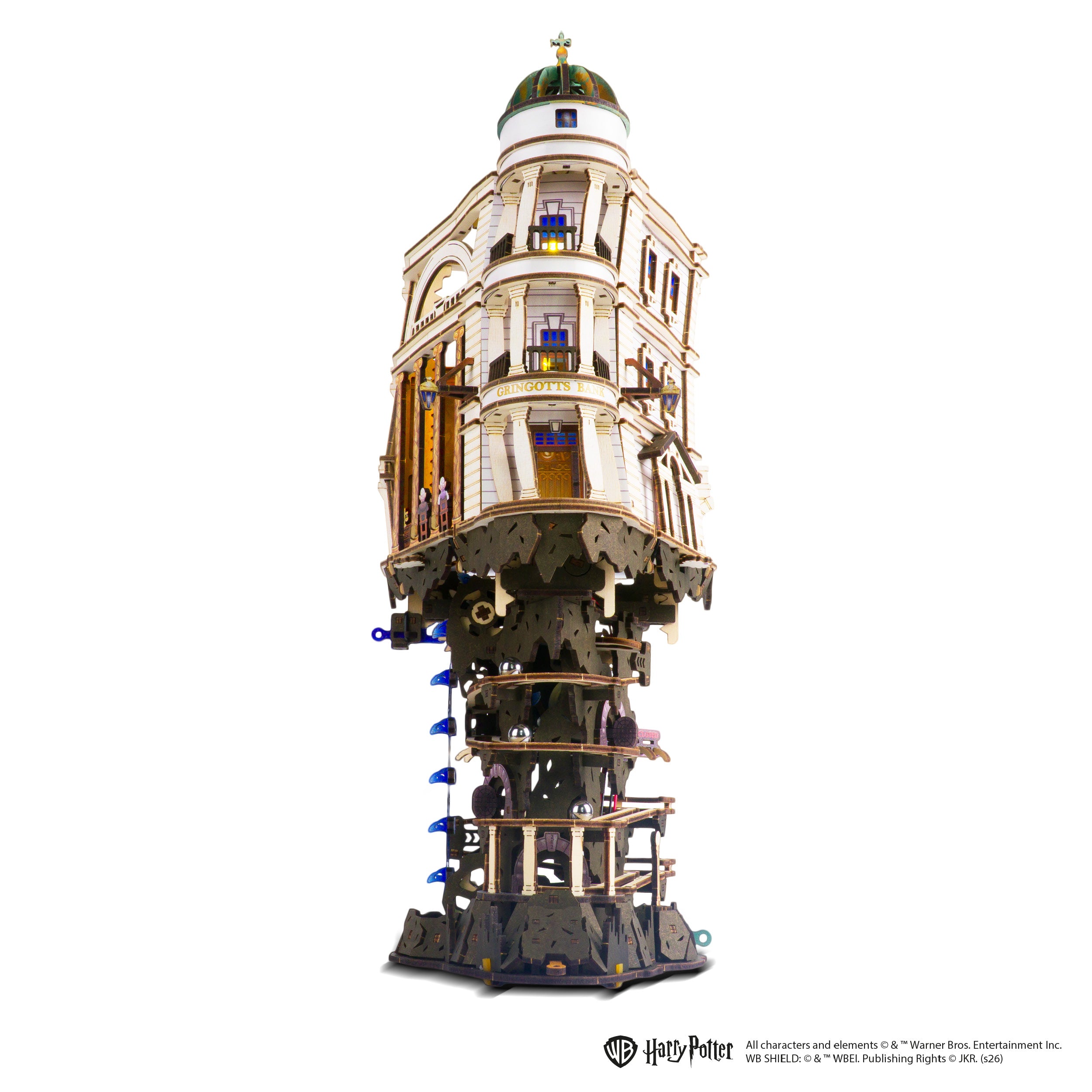 ugears-gringotts-bank-marble-run-harry-potter-pista-biglie-motorizzata-usb-c image 4