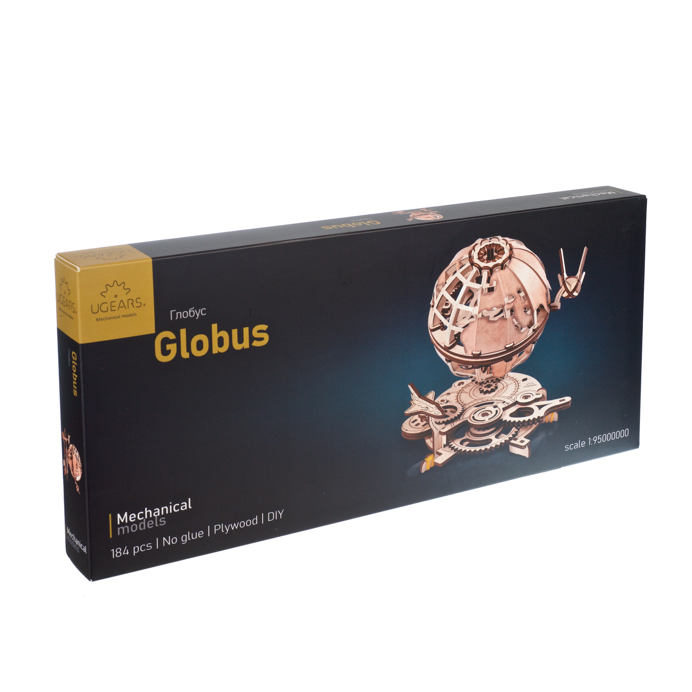 ugears-globus-mappamondo-meccanico-in-legno-da-costruire image 5