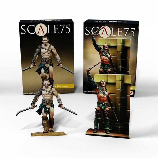 scale75-pack-gladiators-scr-003-scr-007-set-2-figure-fantasy image 1