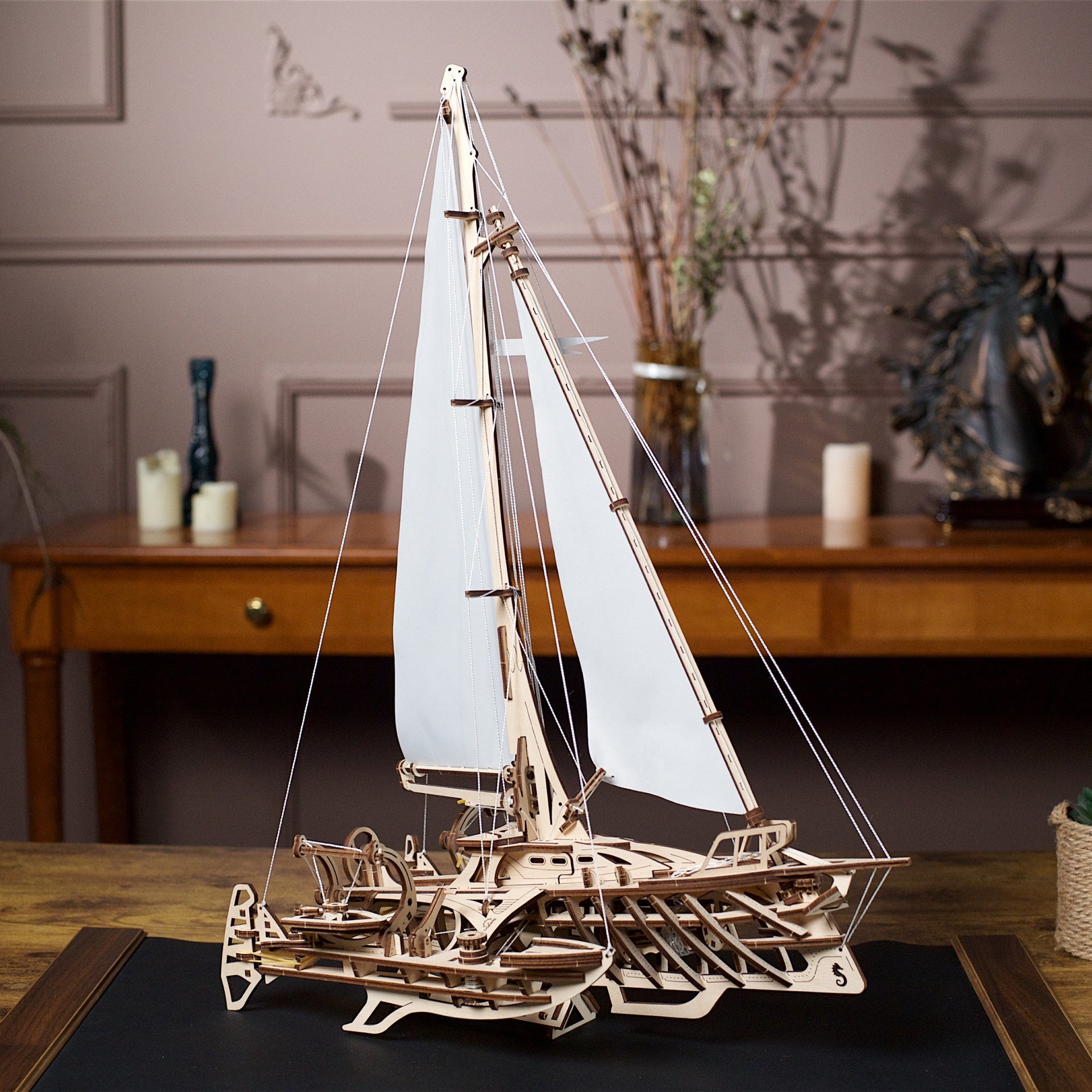 ugears-trimaran-merihobus-modellino-meccanico-in-legno-di-barca-a-vela-multiscro image 7