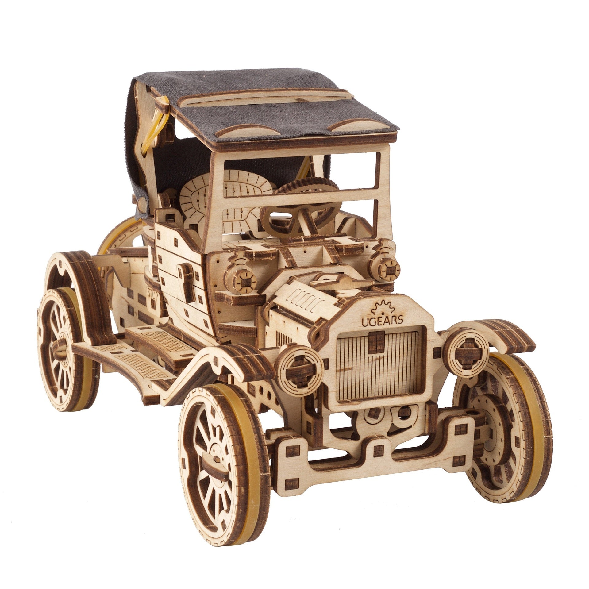 ugears-retro-car-ugr-t-kit-di-modellismo-in-legno-da-costruire image 1