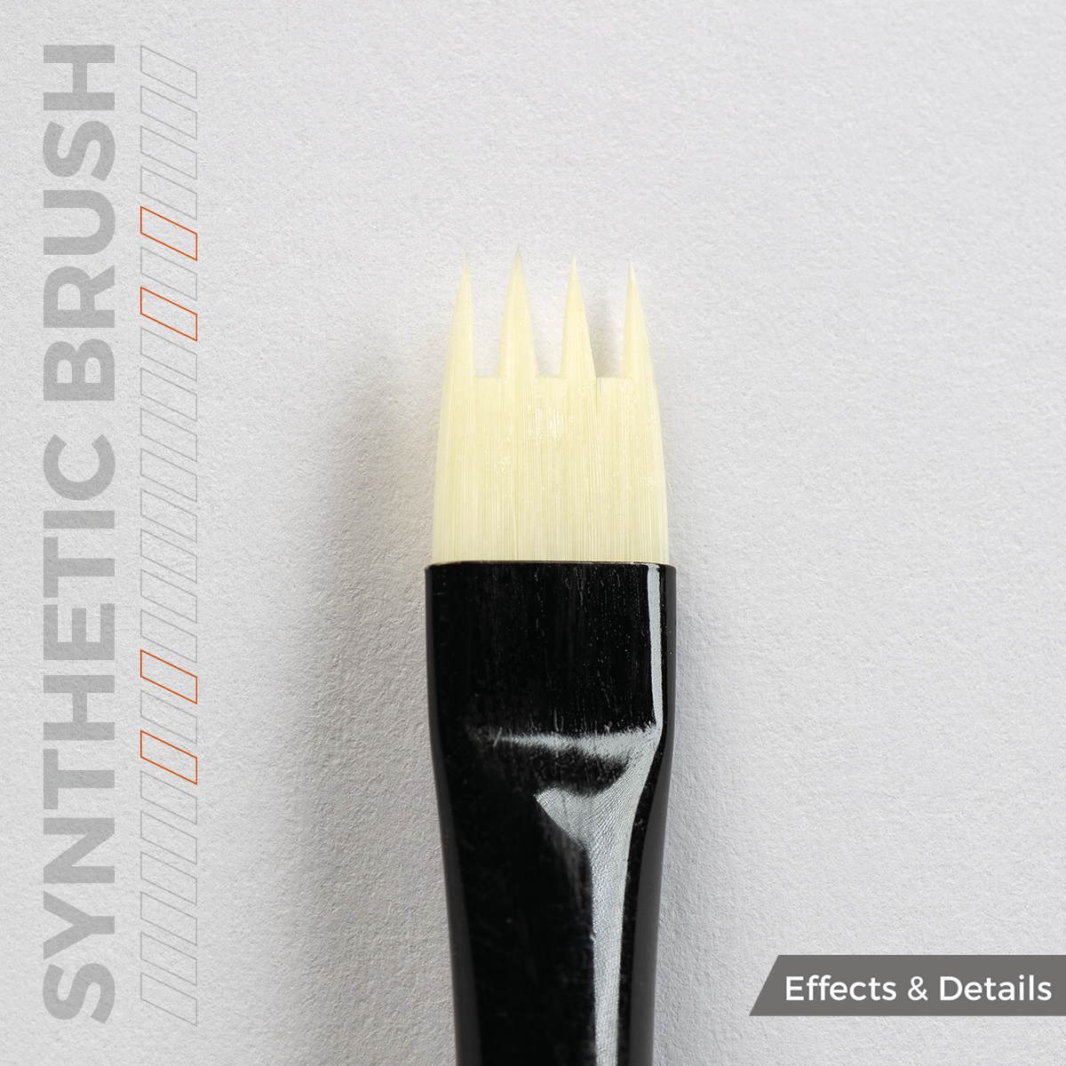 ak-interactive-synthetic-brush-pennello-piatto-a-pettine-per-modellismo image 2
