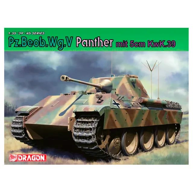 ak-interactive-pz-beob-wg-v-panther-1-35-con-5cm-kw-k-39-kit-carro-armato image 1
