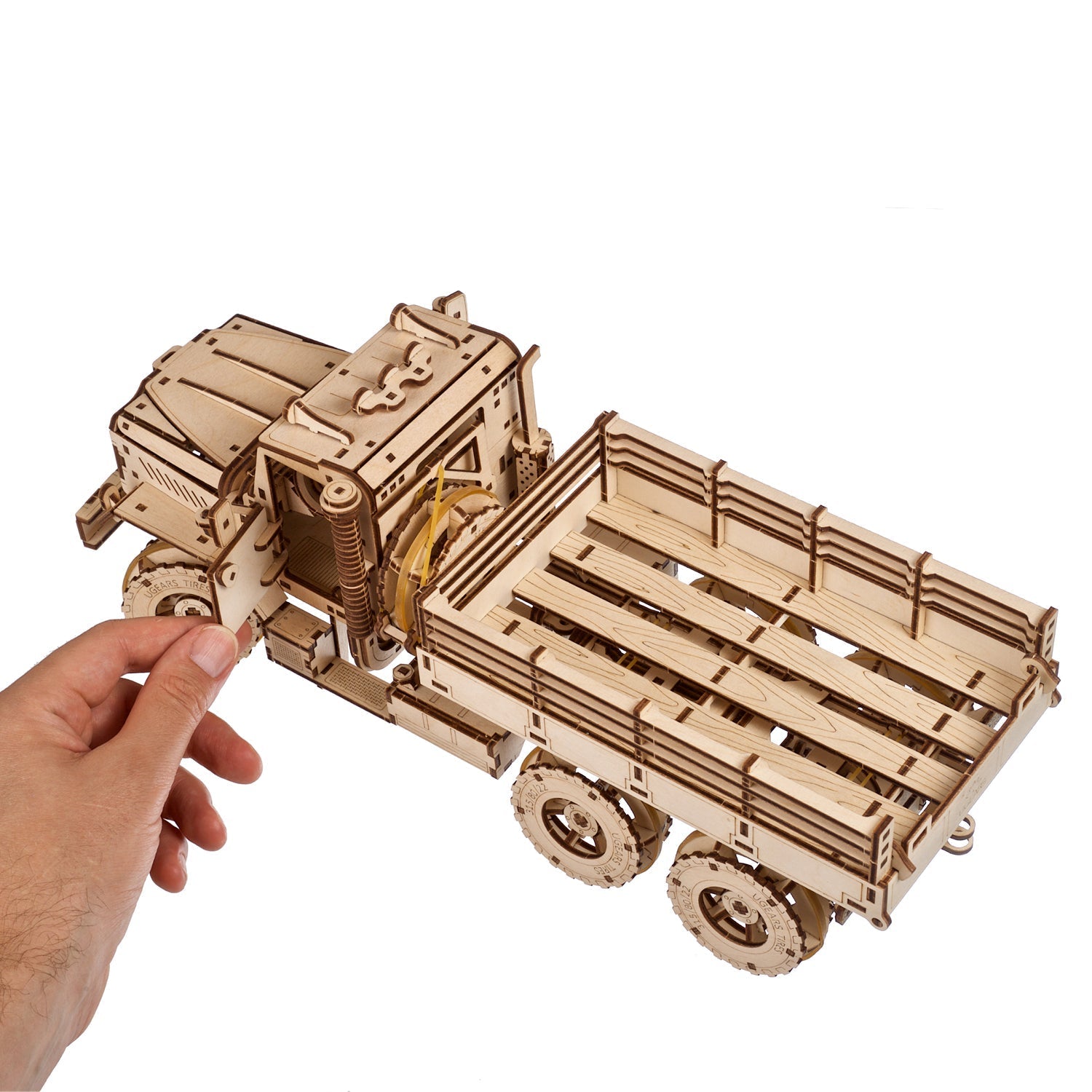 ugears-cargo-truck-camion-6x6-meccanico-in-legno-3d-avanzato image 4