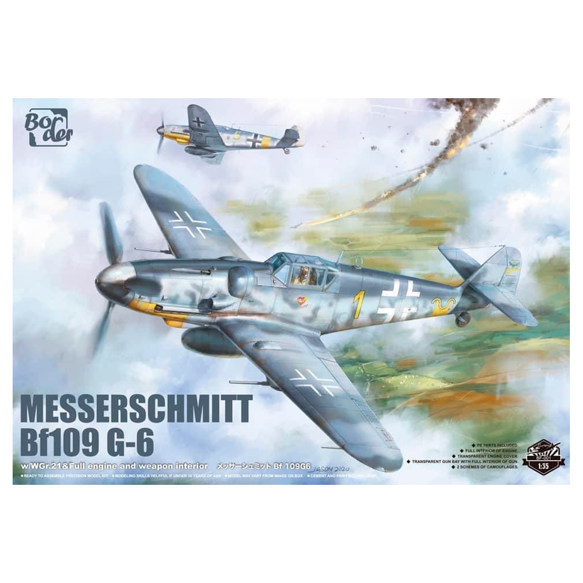ak-interactive-messerschmitt-bf-109g-6-in-scala-1-35 image 1