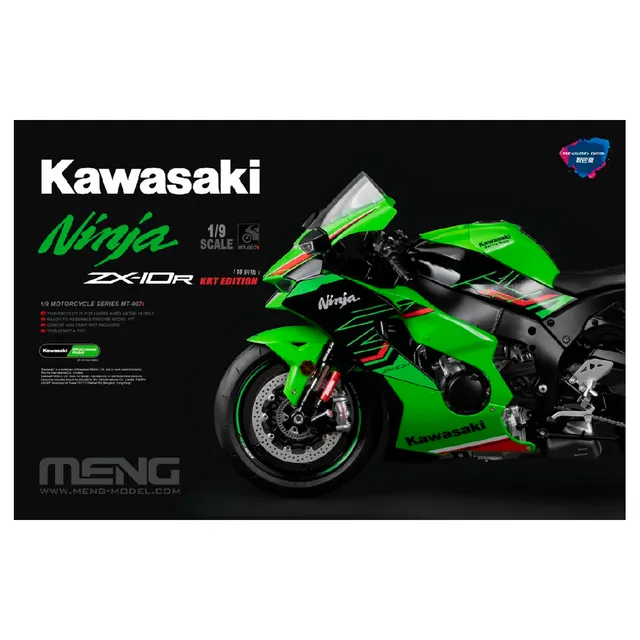 ak-interactive-1-9-kawasaki-ninja-zx-10r-krt-edition-kit-di-modellismo-pre-color image 1