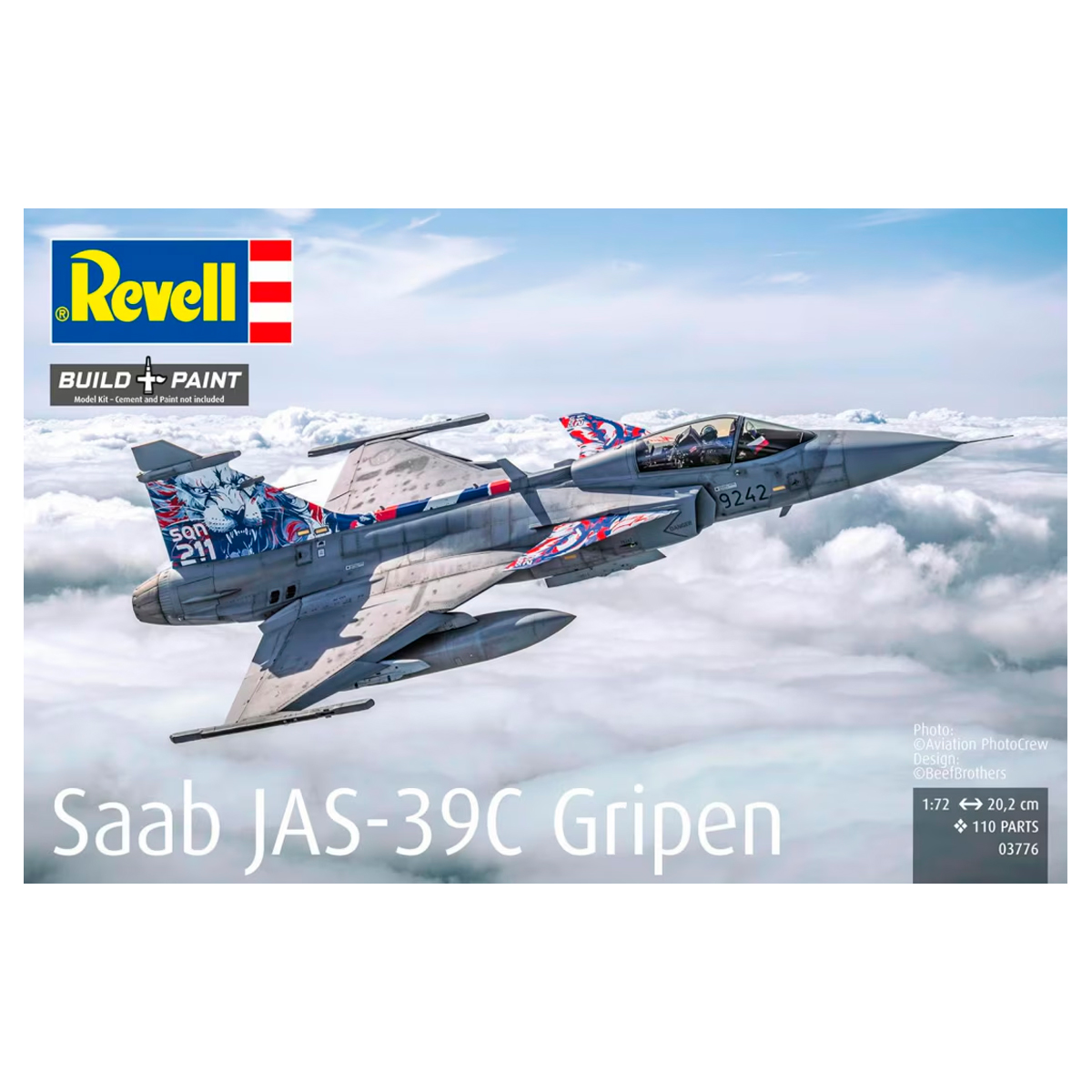 ak-interactive-1-72-saab-jas-39c-gripen-kit-modellismo-aereo image 1