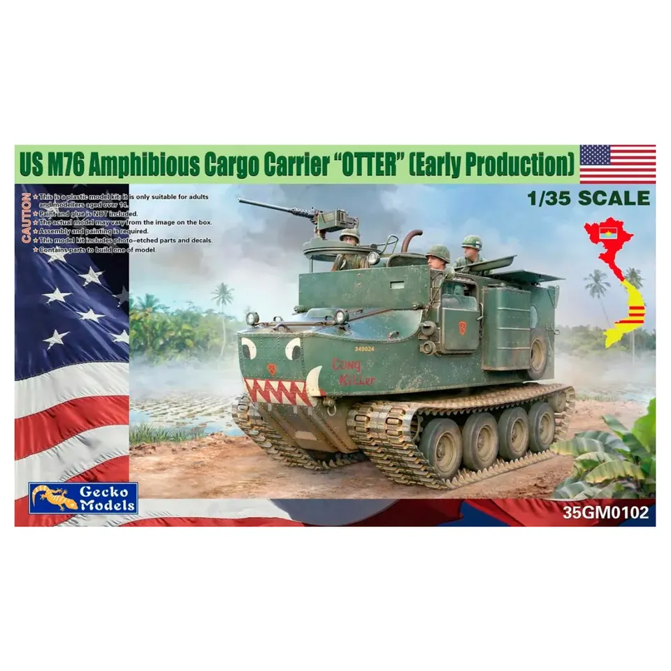 ak-interactive-1-35-us-m76-amphibious-cargo-carrier-otter-kit-corazzato-da-monta image 1