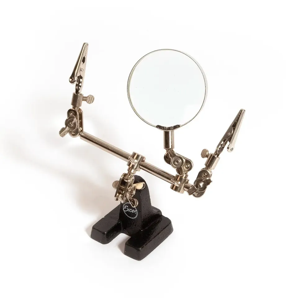 occre-supporto-di-precisione-con-lente-d-ingrandimento-e-pinze-articolate image 1