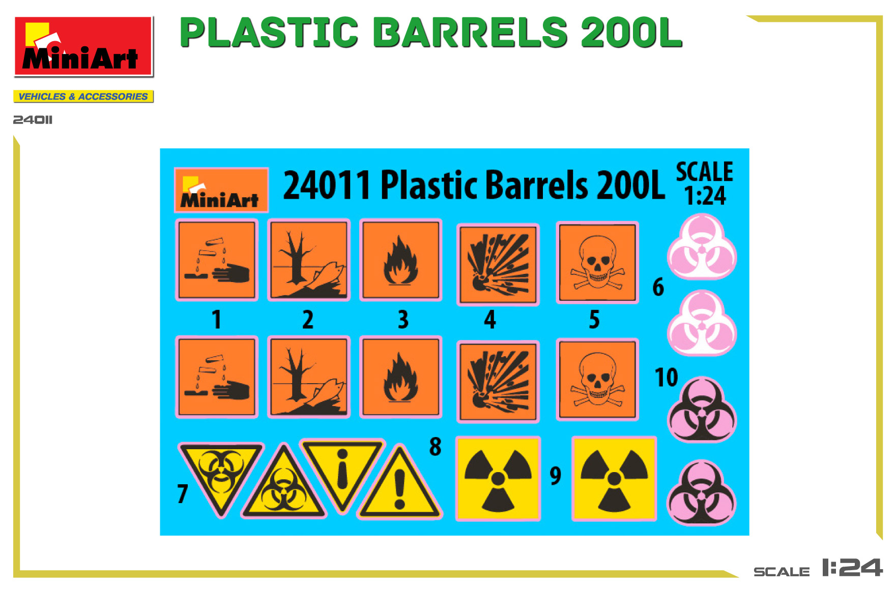 ak-interactive-1-24-plastic-barrels-200l-set-di-fusti-in-plastica-per-modellismo image 2