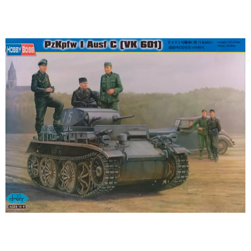 ak-interactive-pzkpfw-i-ausf-c-vk-601-1-35-kit-modello-carro-armato-tedesco image 1