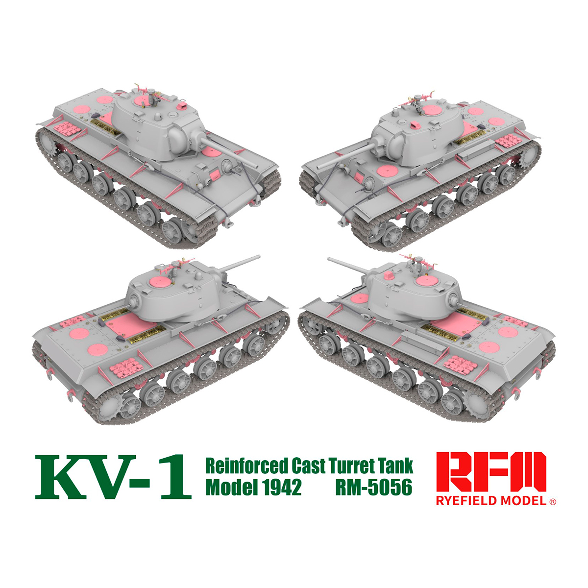 ak-interactive-kv-1-torretta-fusa-rinforzata-mod-1942-scala-1-35-kit-da-costruir image 3
