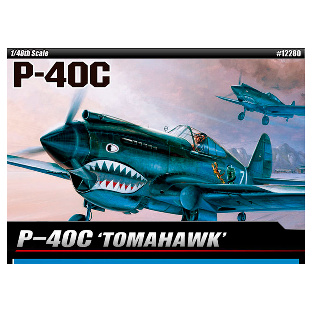 ak-interactive-1-48-p-40c-tomahawk-kit-di-modellismo-aereo image 1