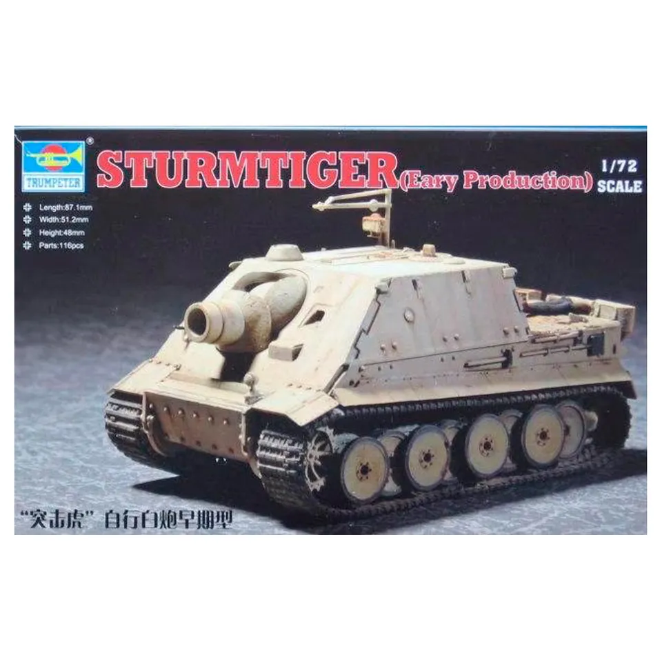 ak-interactive-sturmtiger-early-production-1-72-kit-da-costruire-e-dipingere image 1