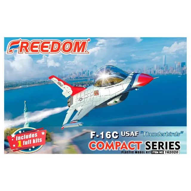 ak-interactive-1-egg-usaf-f-16c-thunderbirds-compact-series-kit-da-costruire-e-d image 1