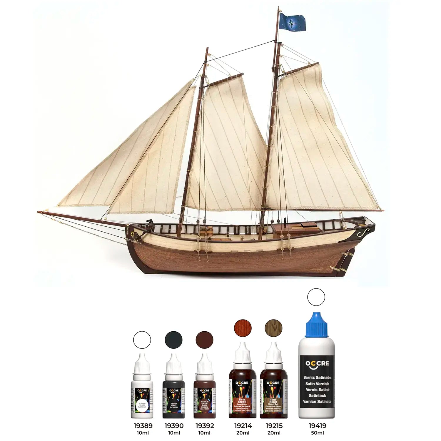 occre-polaris-color-pack-kit-nave-set-vernici-e-vele image 1
