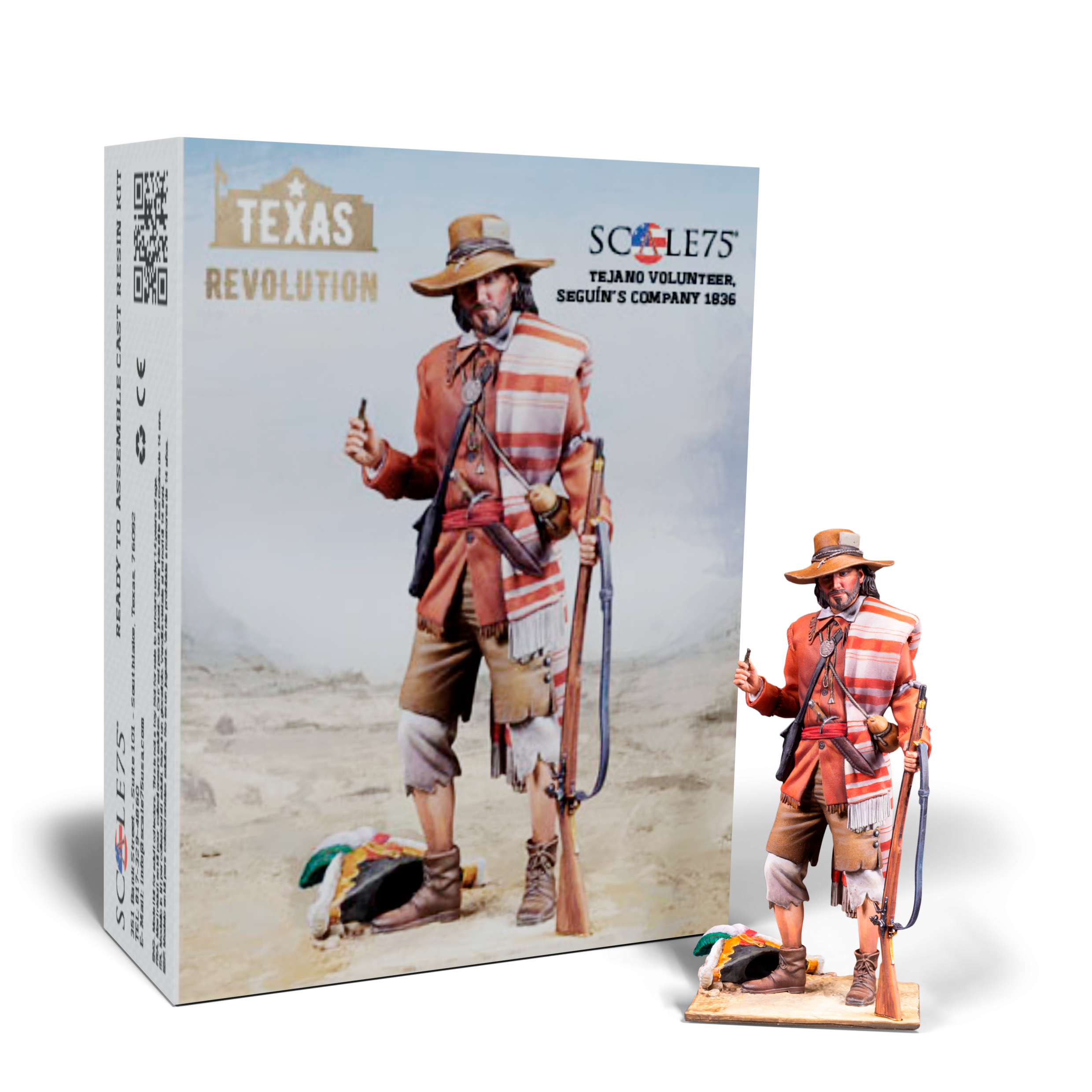 scale75-tejano-volunteer-seguin-s-company-miniatura-storica-75mm-in-resina image 1