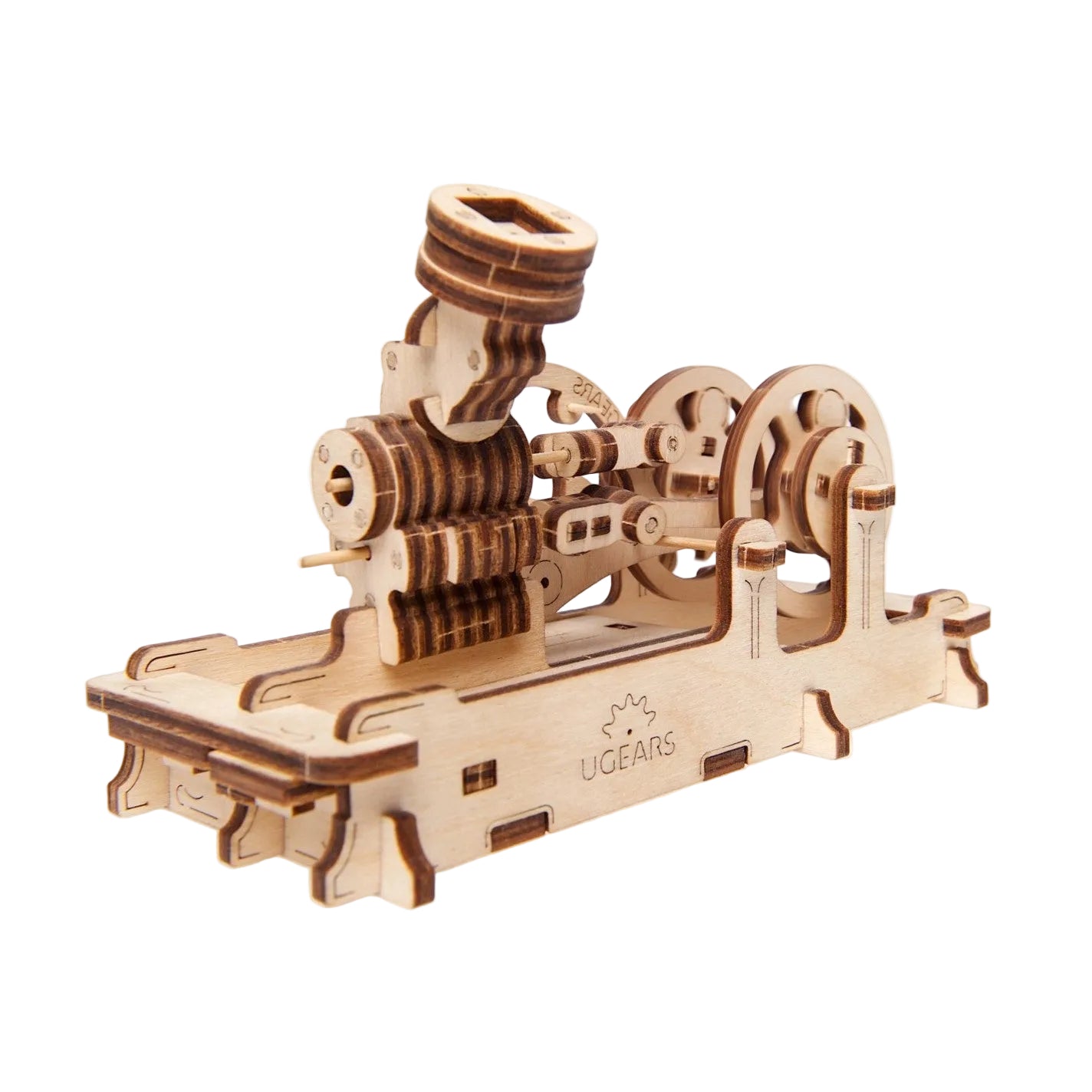 ugears-pneumatic-engine-motore-pneumatico-funzionante-in-legno-3d image 2
