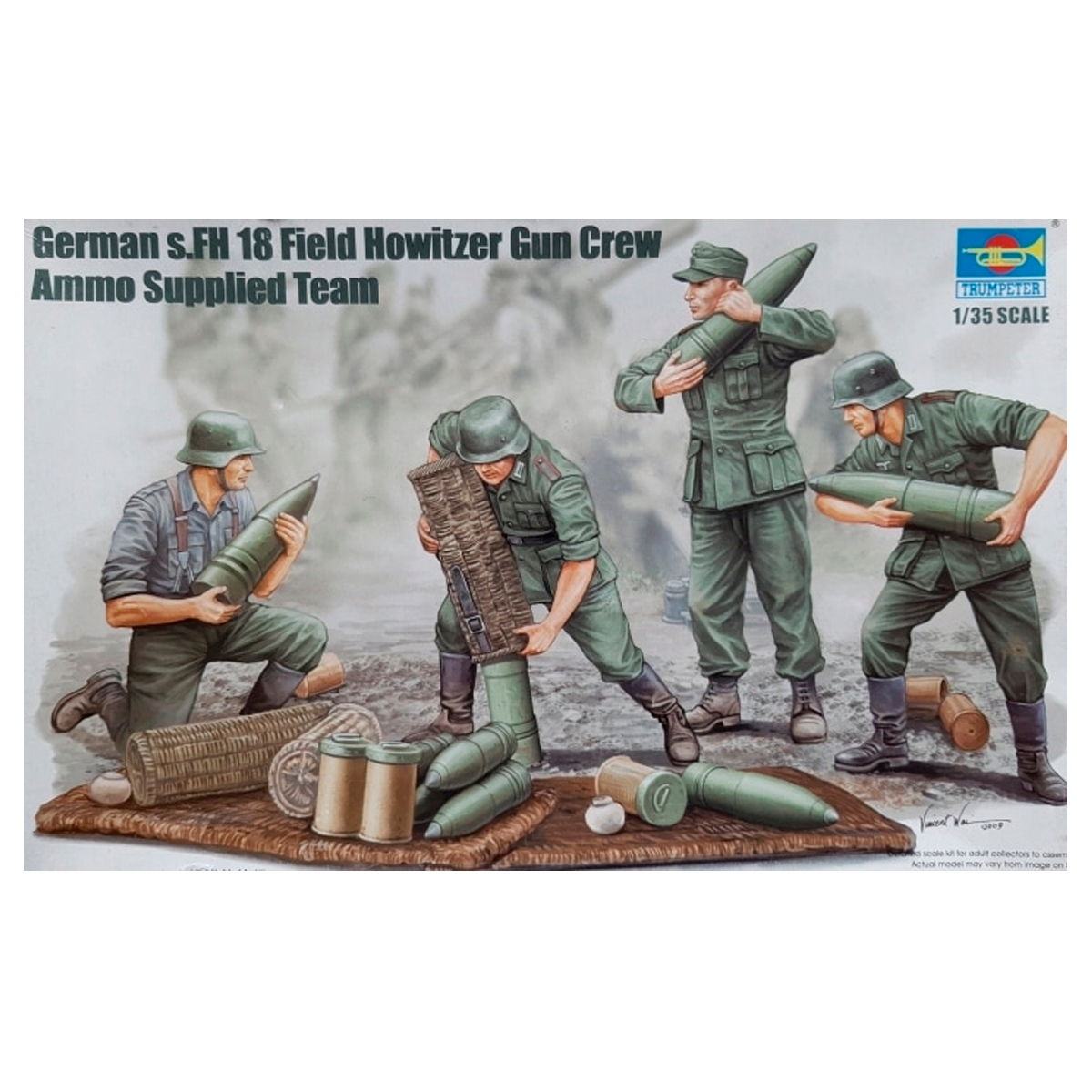 ak-interactive-1-35-german-s-fh-18-field-howitzer-gun-crew-ammo-supplied-team-2 image 1
