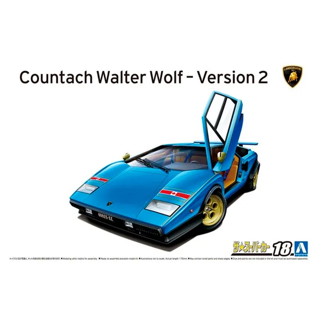 ak-interactive-countach-walter-wolf-version-2-super-car-no-18-kit-auto-1-24 image 1