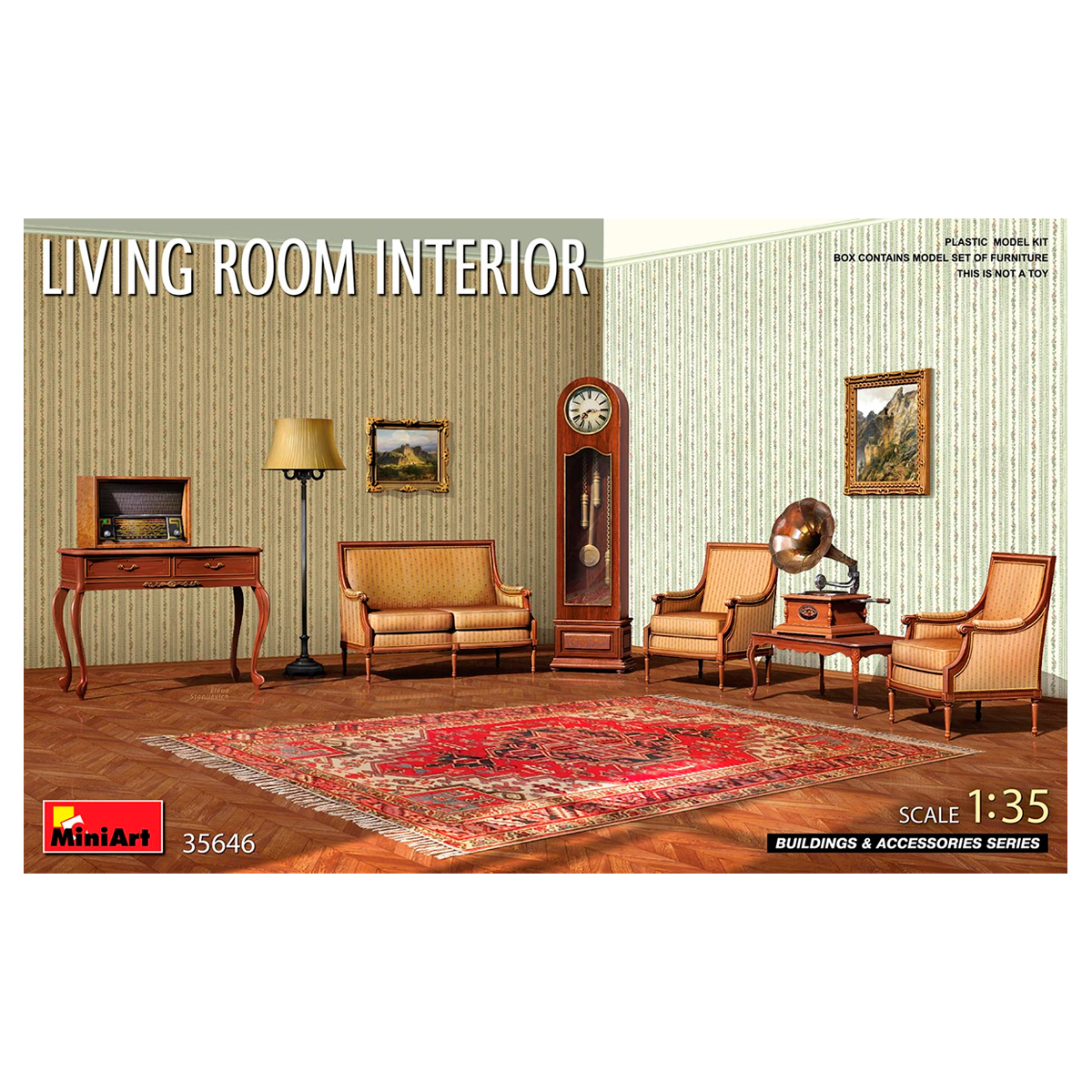 ak-interactive-1-35-living-room-interior-diorama-arredamento-soggiorno image 1