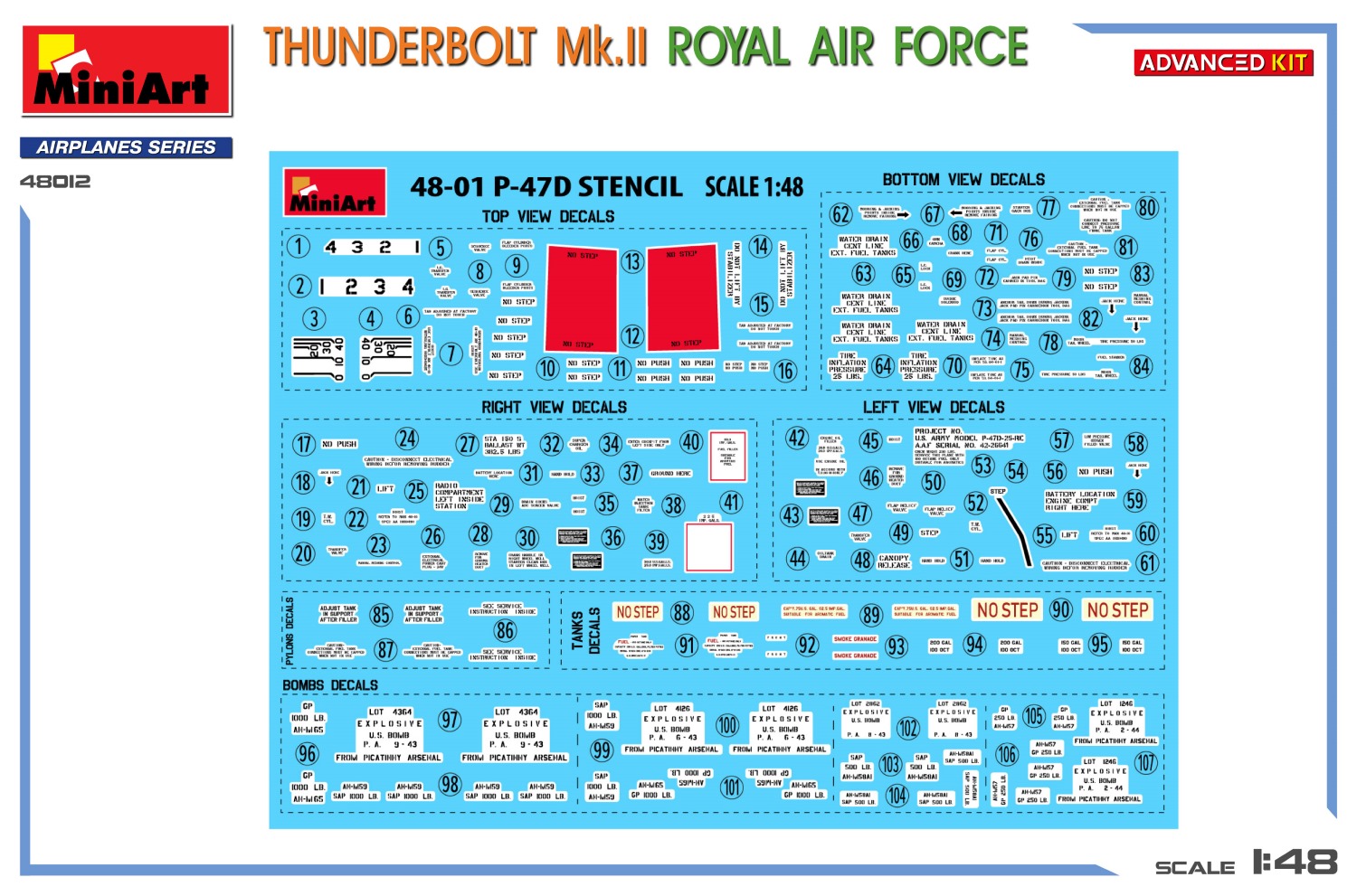 ak-interactive-1-48-thunderbolt-mk-ii-royal-air-force-advanced-kit image 6