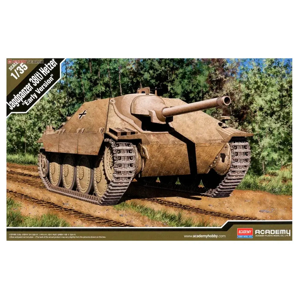 ak-interactive-1-35-jagdpanzer-38-t-hetzer-early-version-kit image 1