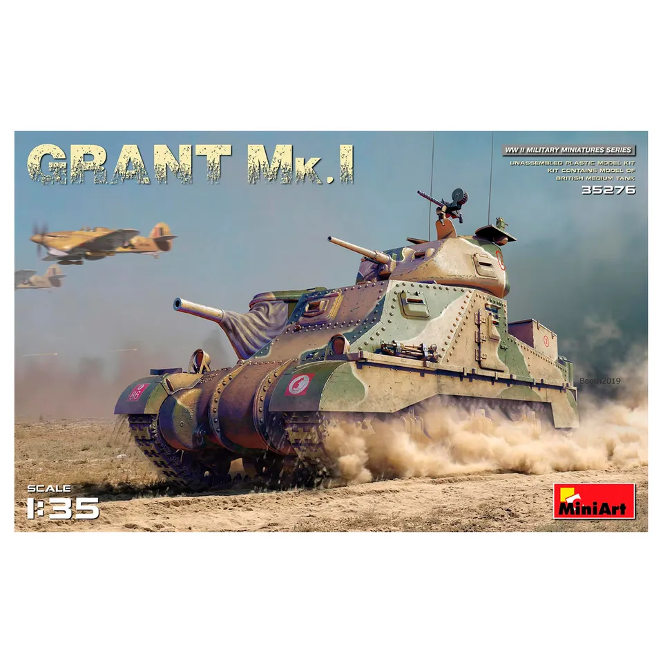 ak-interactive-1-35-grant-mk-i-kit-modellismo-carro-armato-inglese-da-costruire- image 1