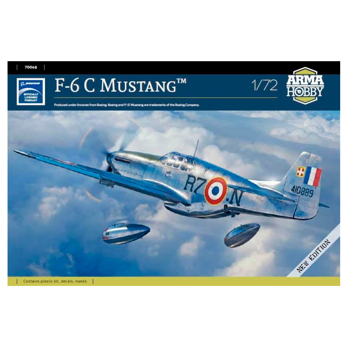 ak-interactive-f-6c-mustang-kit-modellismo-scala-1-72 image 1