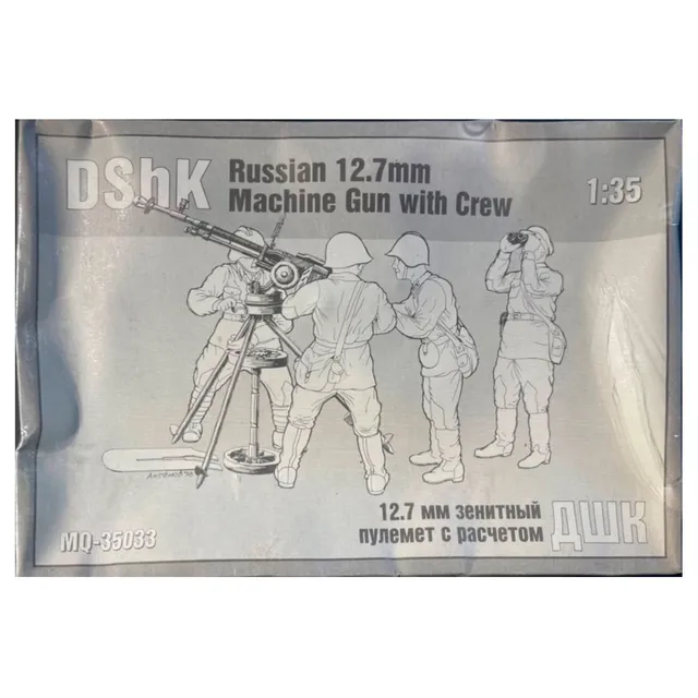 ak-interactive-1-35-dshk-russian-12-7mm-machine-gun-with-crew-mitragliatrice-pes image 1