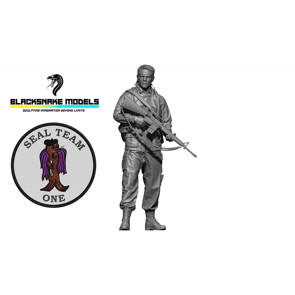 ak-interactive-1-35-seal-team-one-vietnam-hammer-invitado-inesperado-diorama image 1