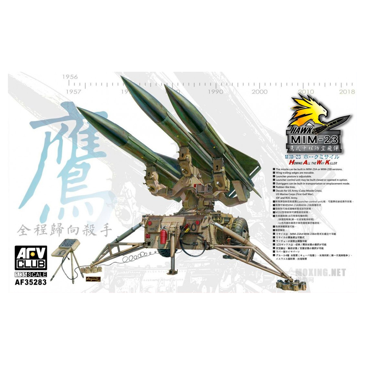 ak-interactive-us-mim-23-hawk-kit-missile-antiaereo-in-1-35 image 1