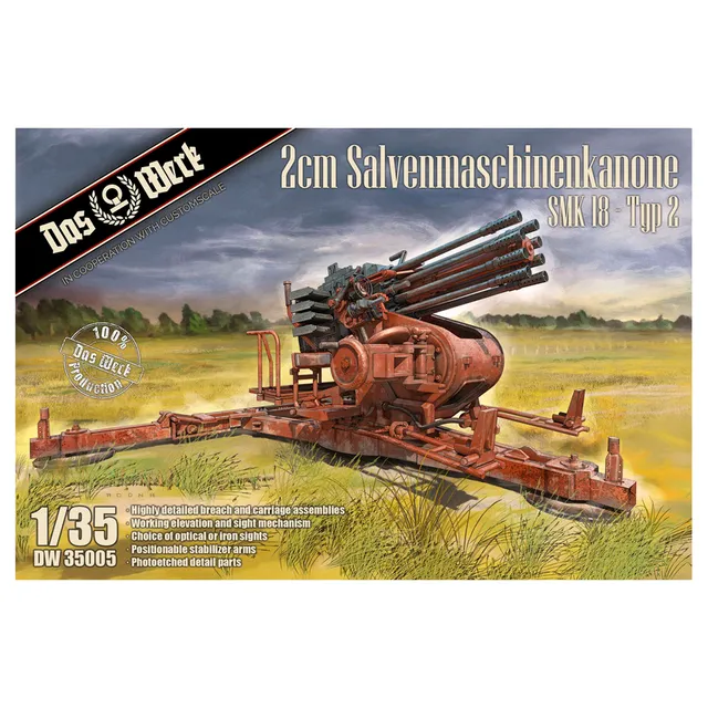 ak-interactive-2cm-salvenmaschinenkanone-smk-typ-2-kit-modellismo-militare-scala image 1