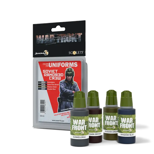 scale75-soviet-armored-crew-paint-set-4-acrilici-opachi-per-uniformi-corazzate-s image 1