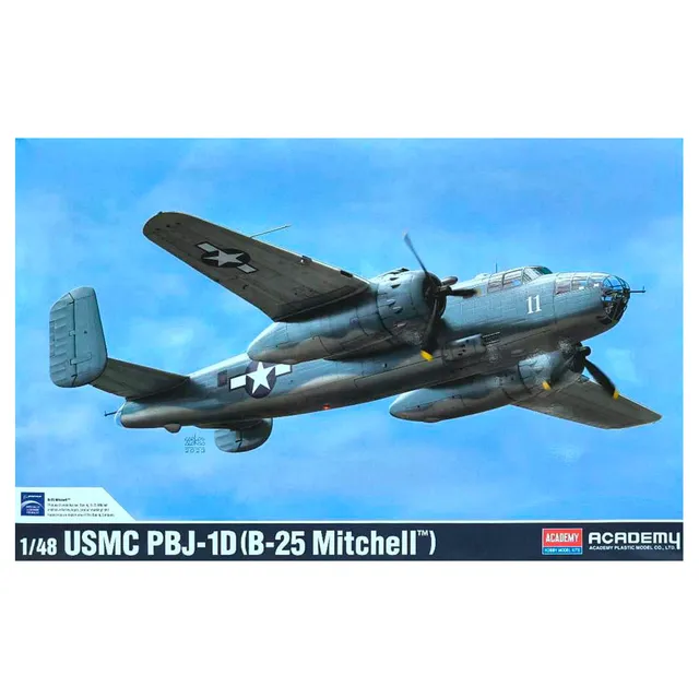 ak-interactive-1-48-usmc-pbj-1d-b-25-mitchell-kit-modellismo-aereo image 1