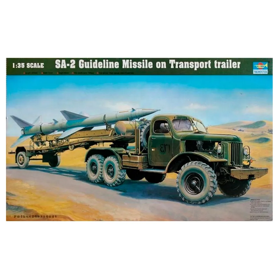ak-interactive-1-35-sa-2-guideline-missile-su-rimorchio-di-trasporto image 1