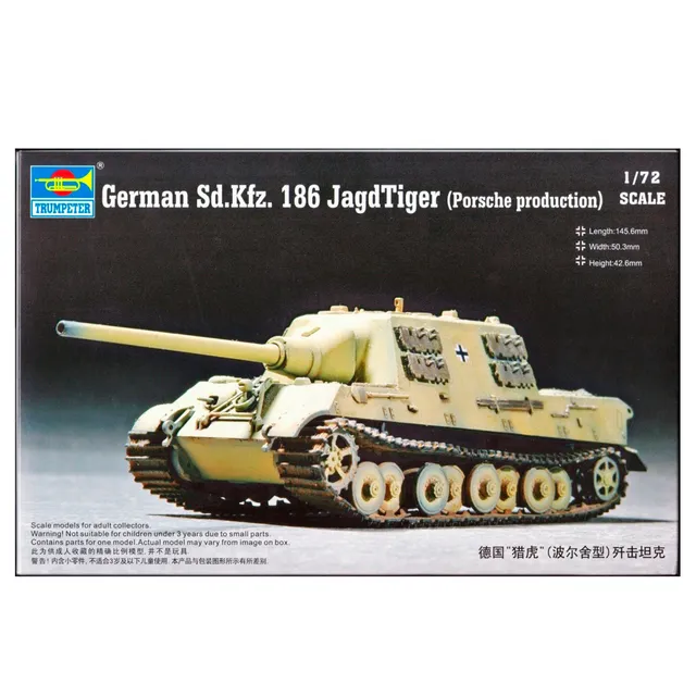 ak-interactive-sd-kfz-186-jagdtiger-produzione-porsche-kit-carro-1-72 image 1