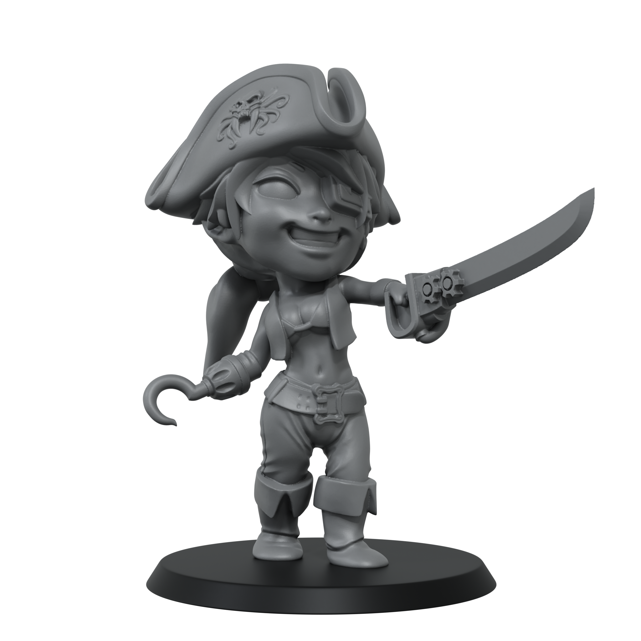 scale75-anne-read-smog-riders-chibi-miniatura-in-resina-35mm-da-montare-e-diping image 2