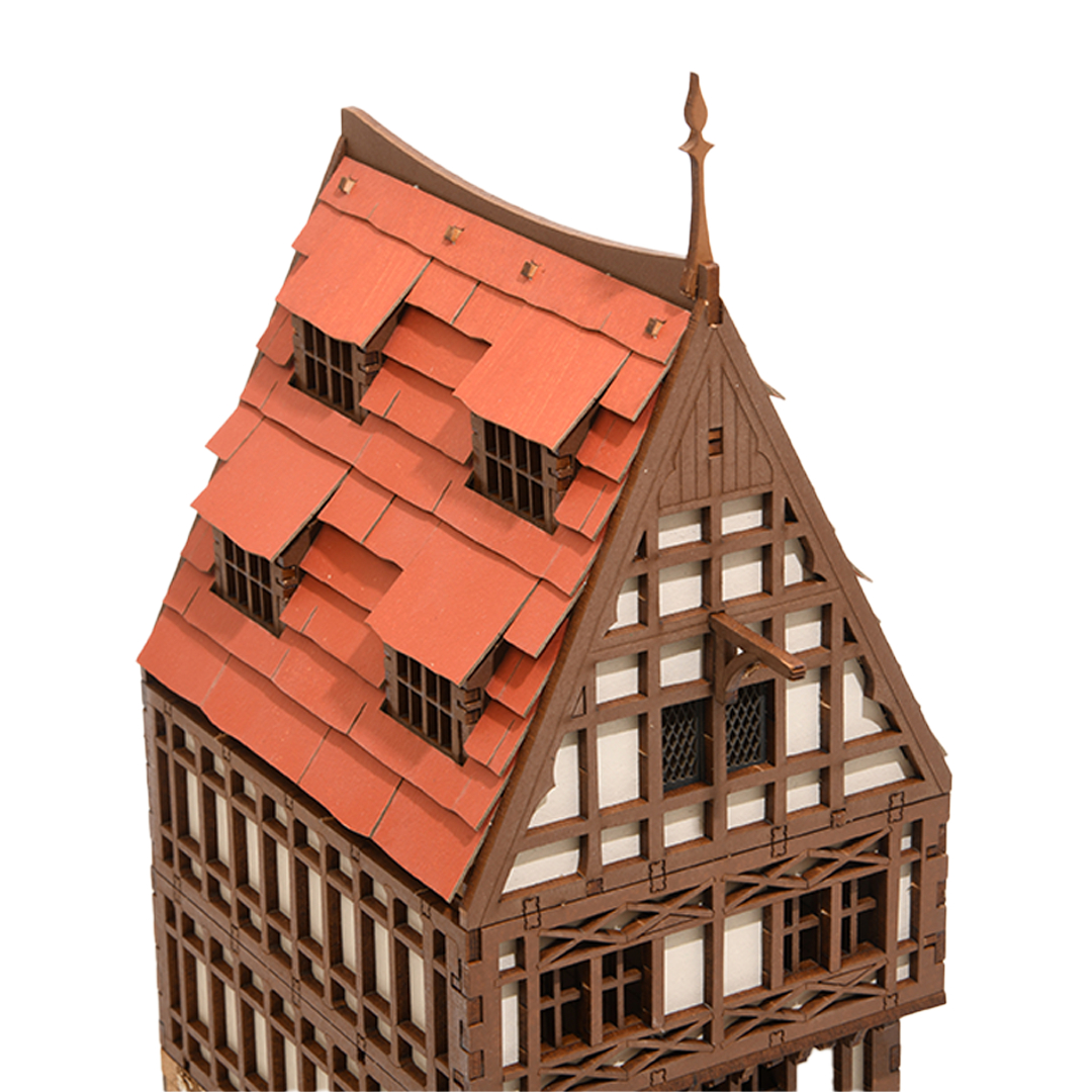 ak-interactive-medieval-european-row-house-terracotta-vanilla-28mm-scale-terrain image 3
