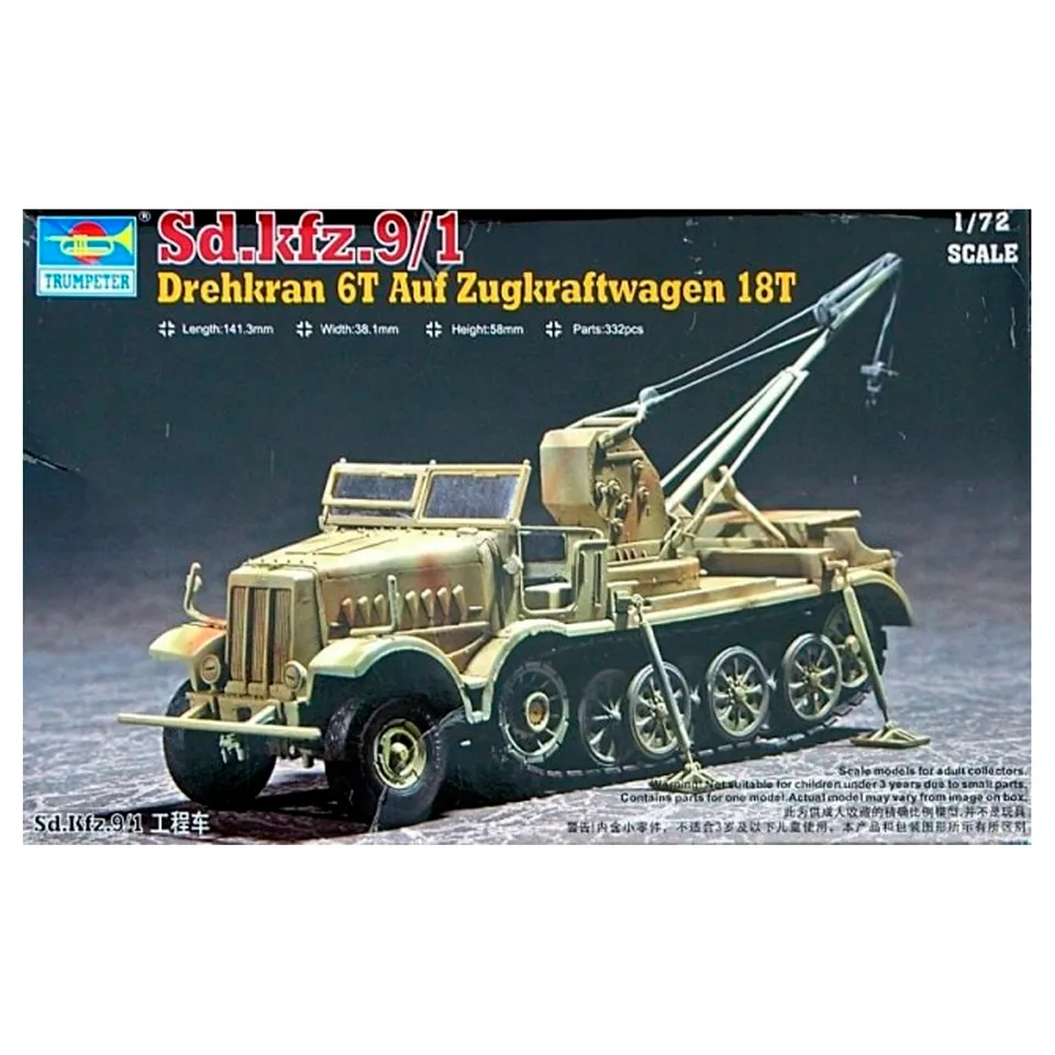 ak-interactive-sd-kfz-9-1-mit-drehkran-6t-auf-zugkraftwagen-18t-1-72-kit-di-mode image 1