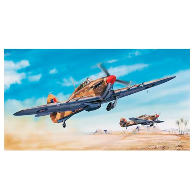 ak-interactive-hurricane-mk-ii-c-trop-1-24-kit-modello-aereo image 1