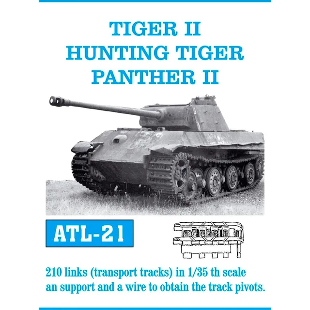 ak-interactive-1-35-metal-tracks-tiger-ii-hunting-tiger-panther-ii image 1