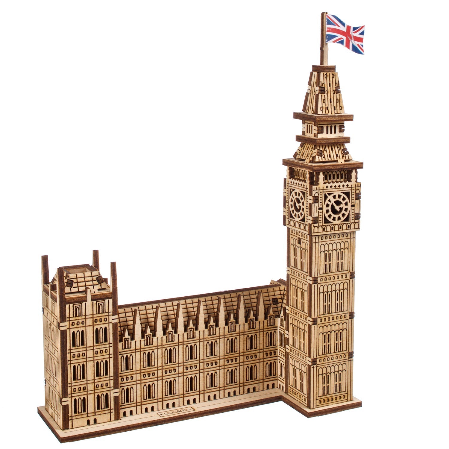 ugears-big-ben-kit-di-modellismo-in-legno-serie-easy-gears image 1