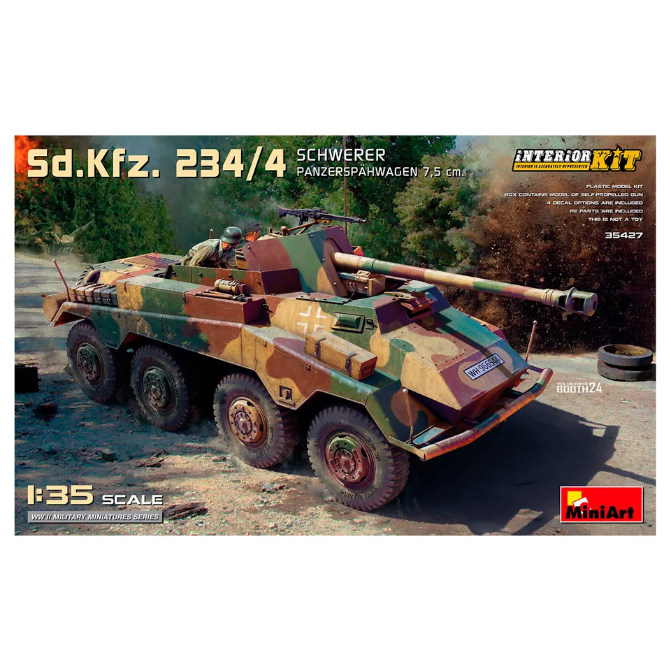 ak-interactive-1-35-sd-kfz-234-4-schwerer-panzerspahwagen-7-5-cm-interior-kit-2 image 1