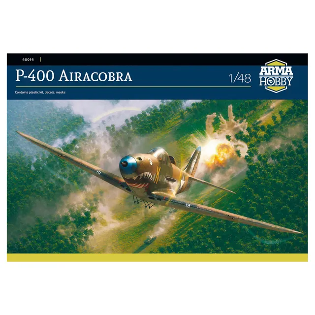 ak-interactive-bell-p-400-airacobra-1-48-kit-aereo-da-costruire image 1