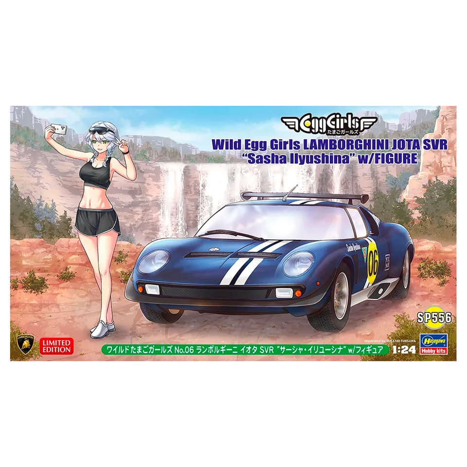 ak-interactive-1-24-wild-egg-girls-no-06-lamborghini-jota-svr-sasha-ilyushina-w- image 1