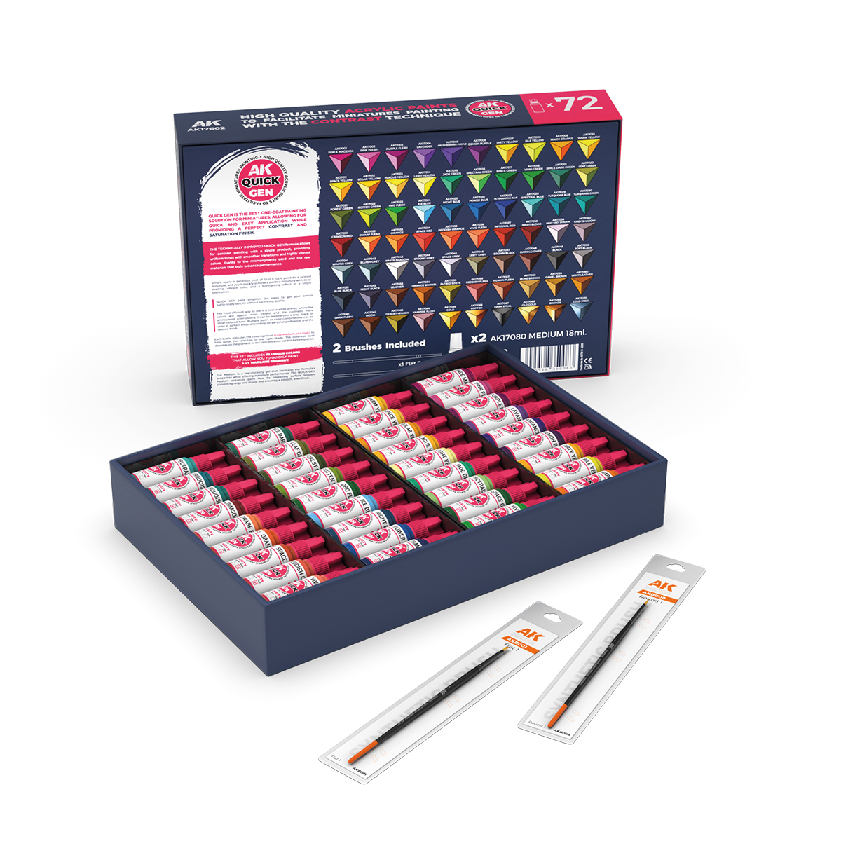 ak-interactive-quick-paint-set-72-quick-gen-set-di-colori-con-2-medium-18ml-e-2- image 2